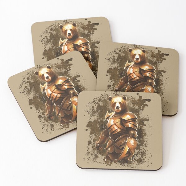 Item preview, Bear Warrior Armor Power Soldier Military Mountains Forest Graphic Design designed and sold by PHZTees.