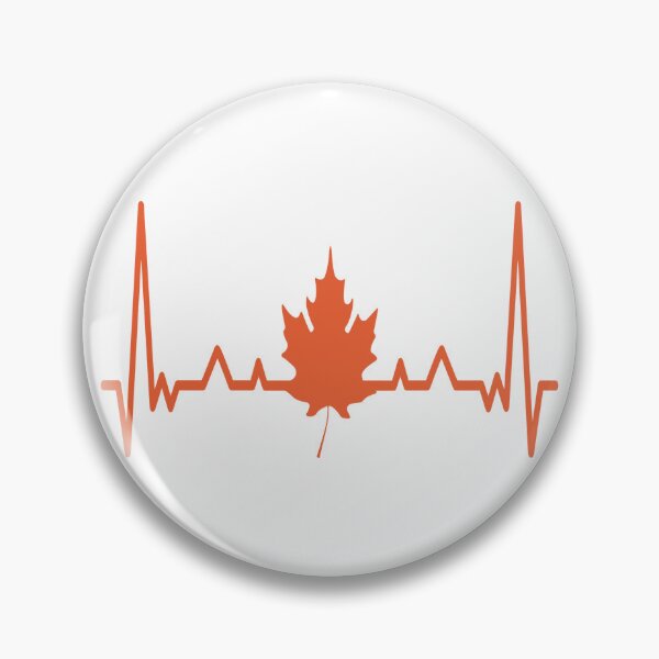 Item preview, Heart Beat Maple Leaf designed and sold by bennetthuskers.