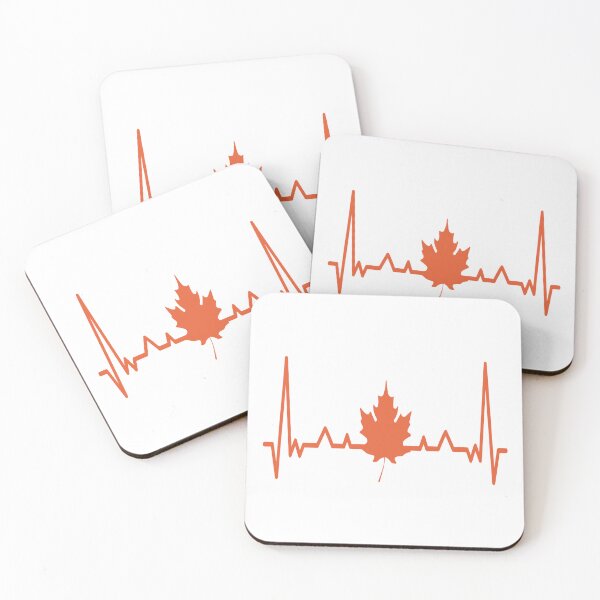 Item preview, Heart Beat Maple Leaf designed and sold by bennetthuskers.