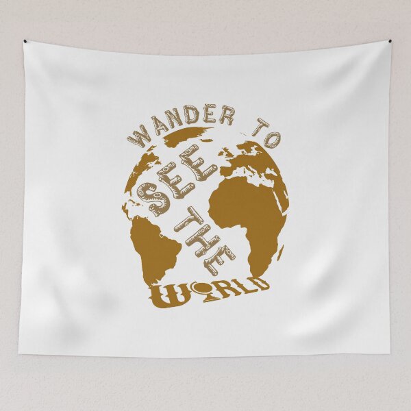 Item preview, Wander to see the world,  designed and sold by Chakilogy.