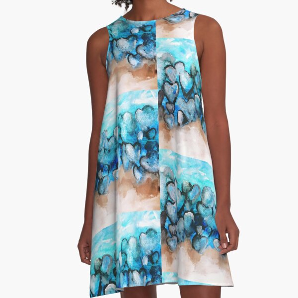 Beach Rocks Of The Cape A-Line Dress