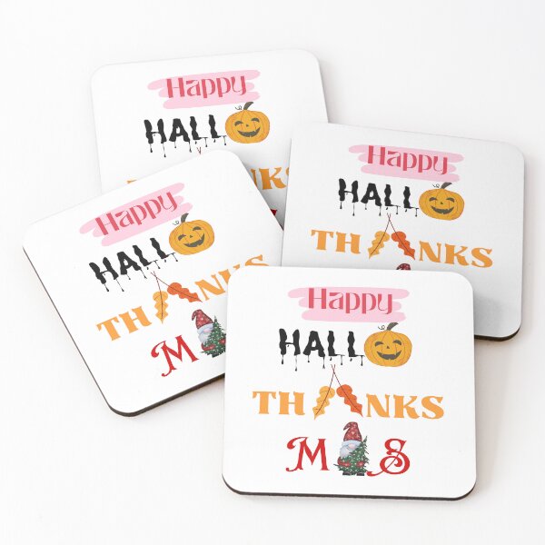 Item preview, Happy HalloThanksMas | Halloween Thanksgiving Christmas Wish designed and sold by LunaticArtWork.
