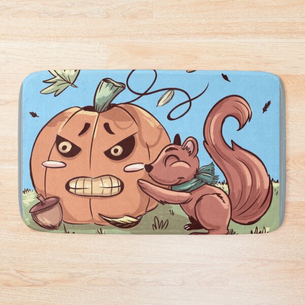 Item preview, Bashful Pumpkin getting a Squirrel Hug designed and sold by YazminCityArts.