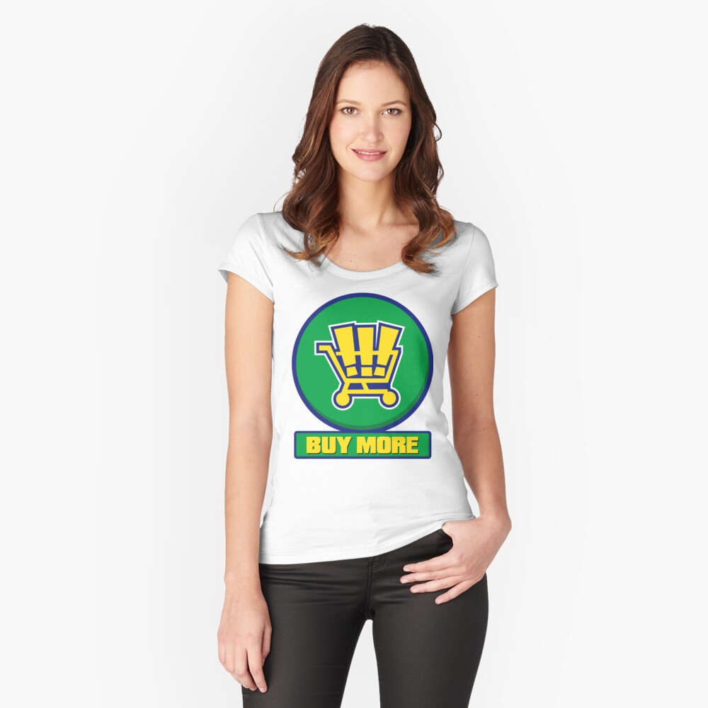 Item preview, Fitted Scoop T-Shirt designed and sold by RoufXis.