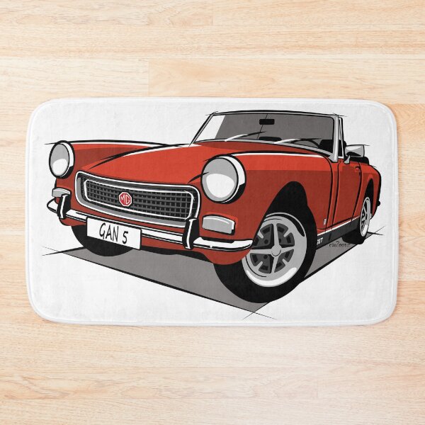 Item preview, CMG Midget round wheel arch blaze red designed and sold by car2oonz.