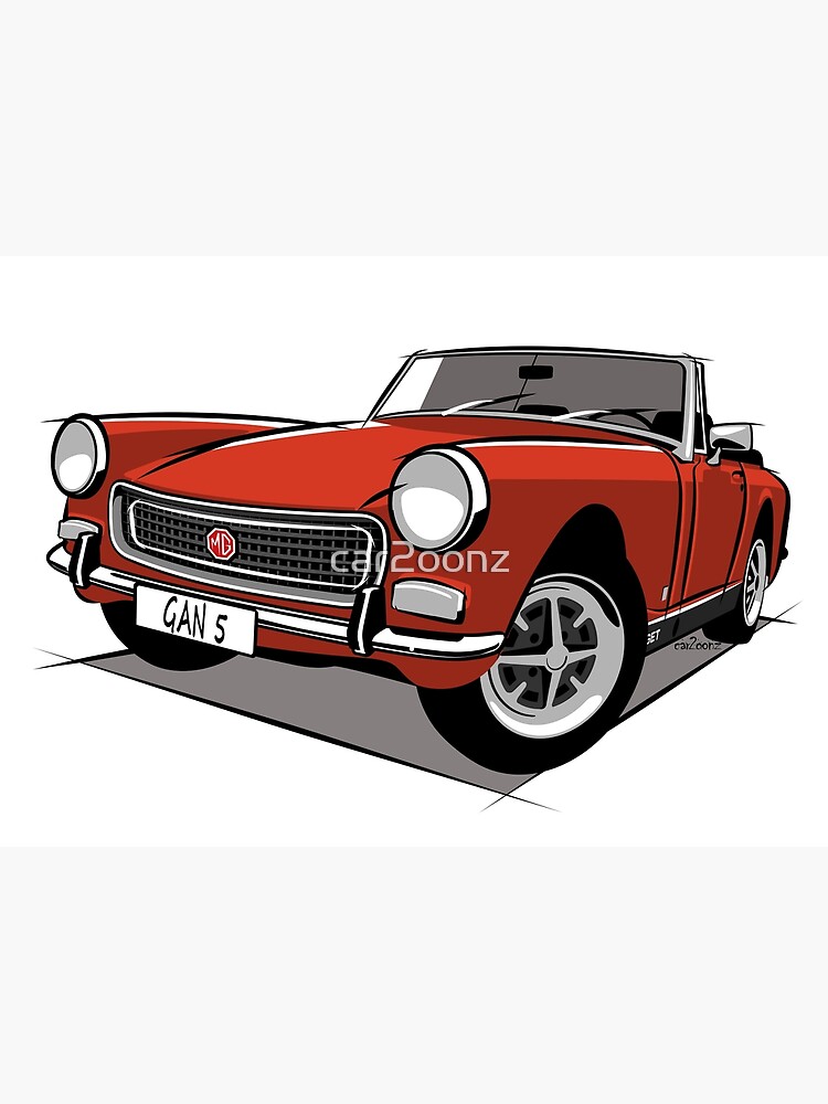 CMG Midget round wheel arch blaze red Poster