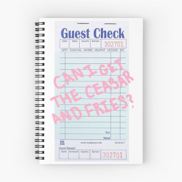 Item preview, Guest Check Print designed and sold by Kellyowens14.