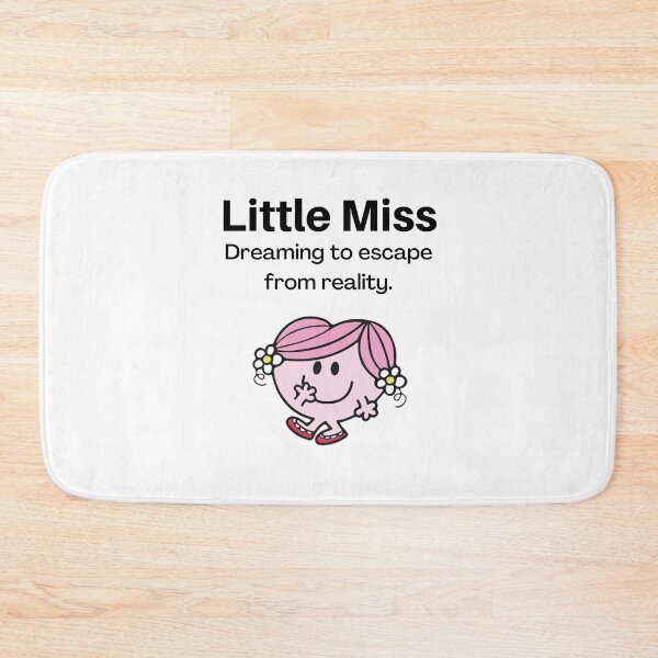 Item preview, "little miss dreaming to escape from reality" little miss funny tshirt for women designed and sold by estheticianart.