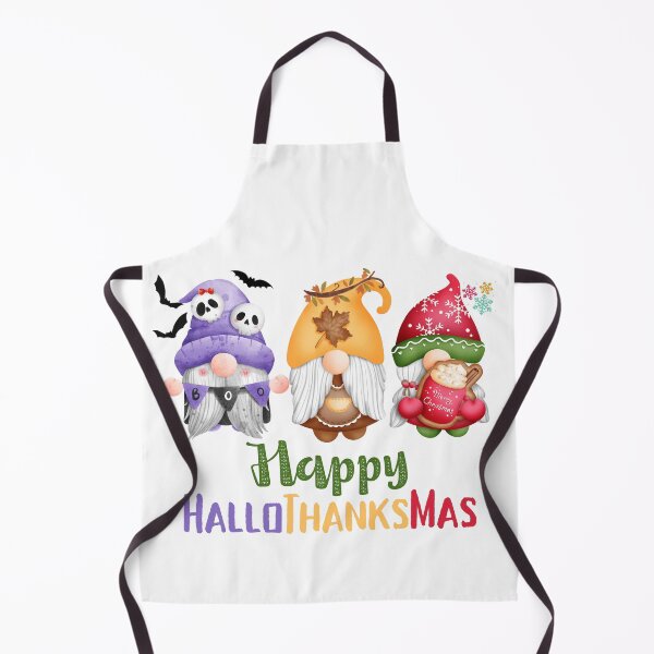 Item preview, Happy HalloThanksMas Gnomes designed and sold by LunaticArtWork.