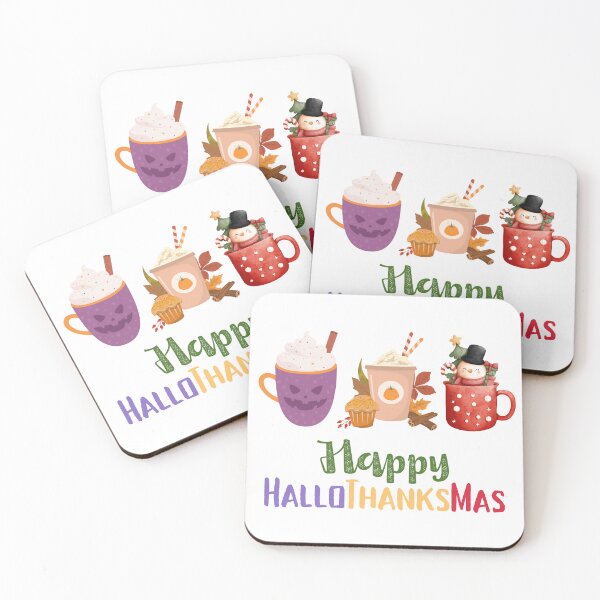 Item preview, Happy HallowThanksMas Mugs designed and sold by LunaticArtWork.
