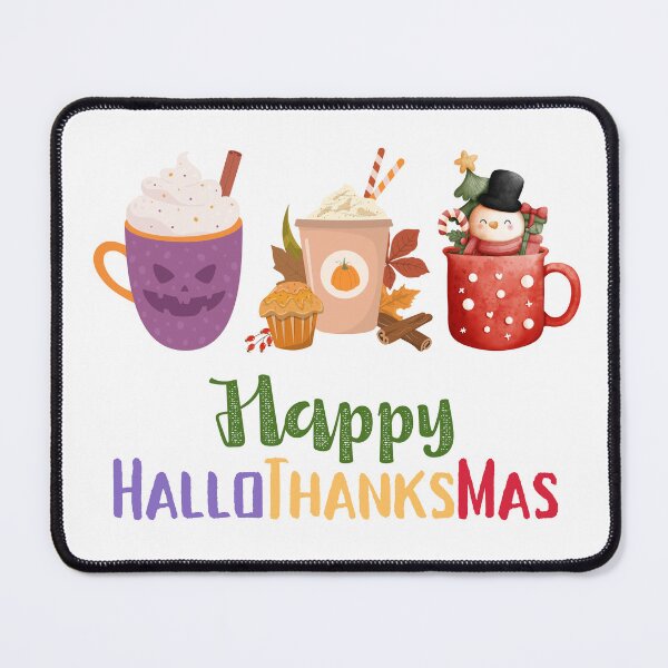 Item preview, Happy HallowThanksMas Mugs designed and sold by LunaticArtWork.