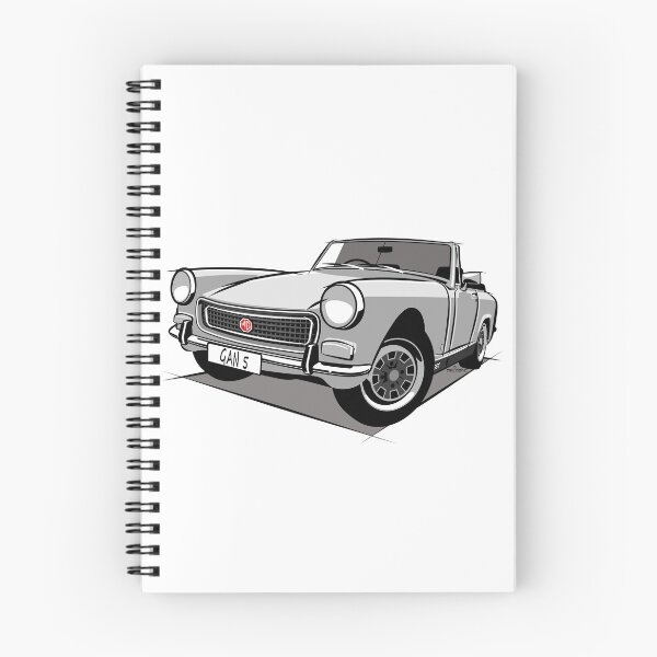 Item preview, MG Midget square wheel arch white designed and sold by car2oonz.