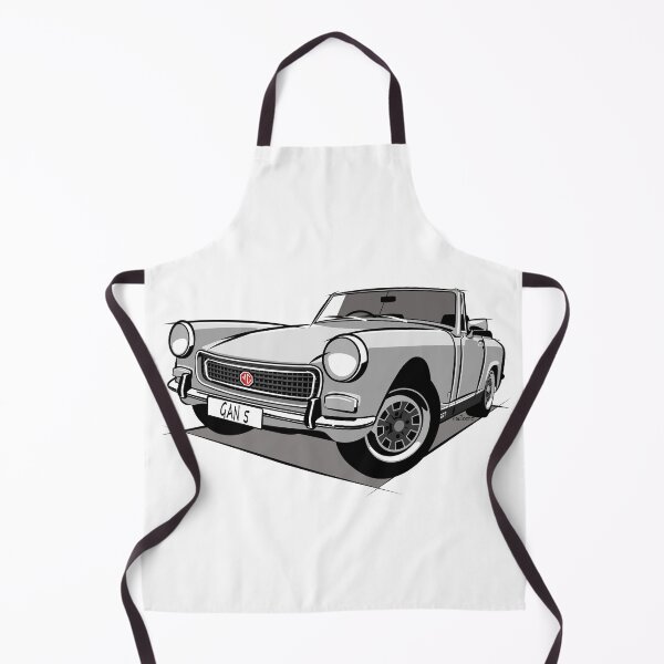 Item preview, MG Midget square wheel arch white designed and sold by car2oonz.