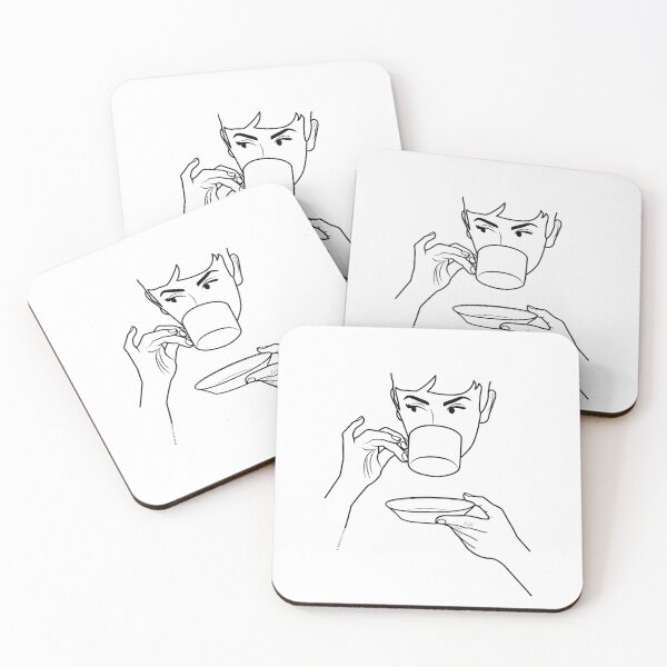 Item preview, Audrey Hepburn Drinking Tea designed and sold by gloomdarlingart.