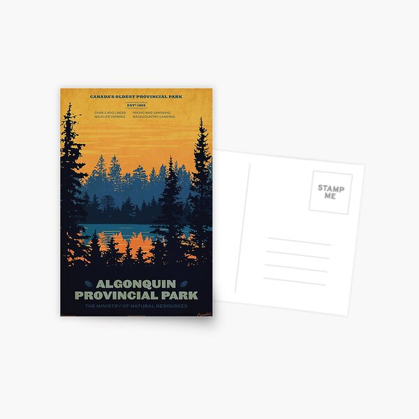 Item preview, Algonquin Park Poster designed and sold by cameronstevens.