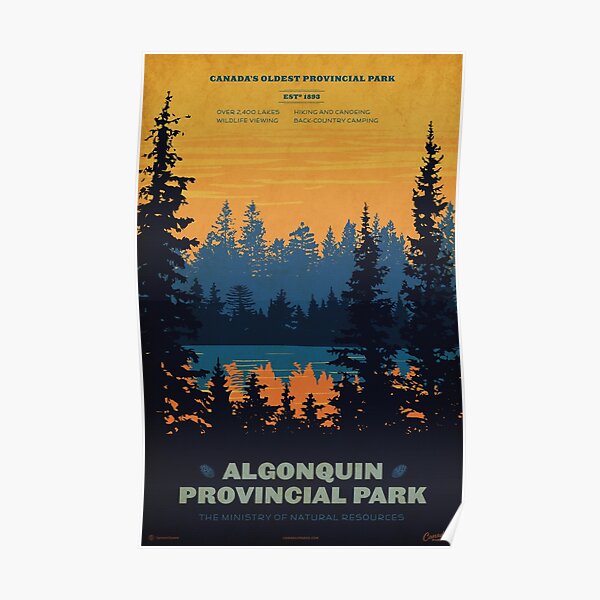 Algonquin Park Poster Poster