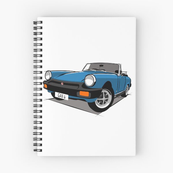 Item preview, MG Midget rubber bumper blue designed and sold by car2oonz.