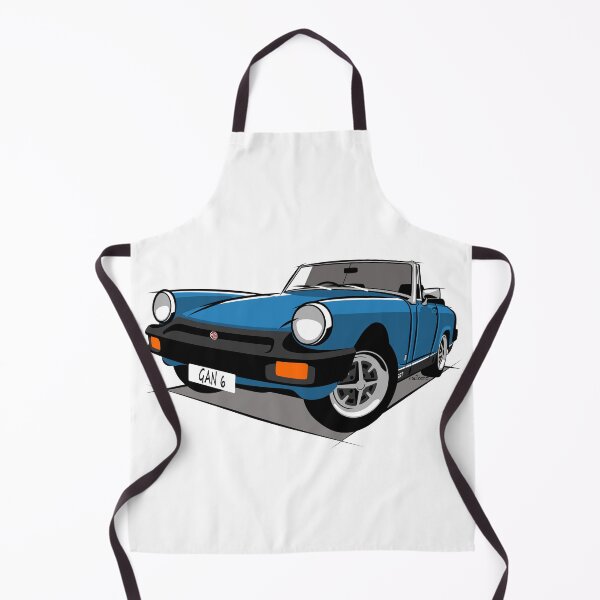 Item preview, MG Midget rubber bumper blue designed and sold by car2oonz.