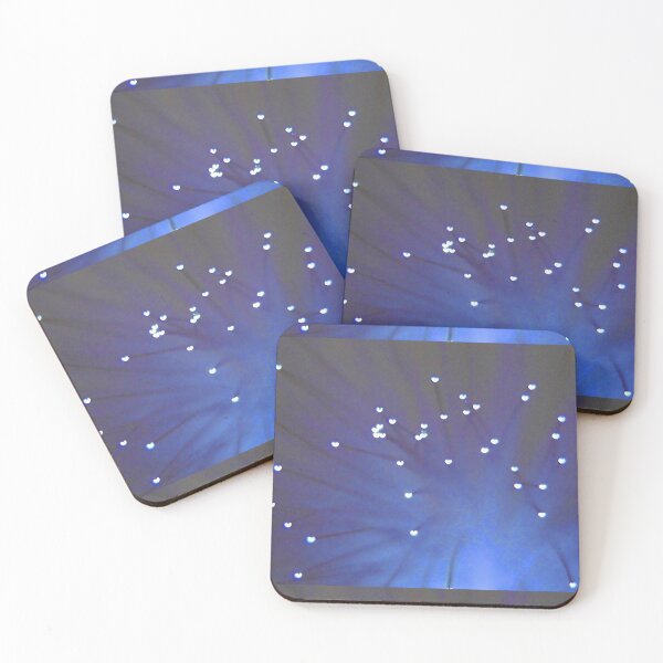 Item preview, Glowing Blue Heart Light Fountain, Polka Dots, Single and Repeating Pattern designed and sold by Nicolette Olivier.