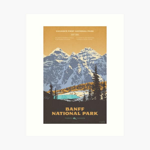 Item preview, Banff National Park poster designed and sold by cameronstevens.