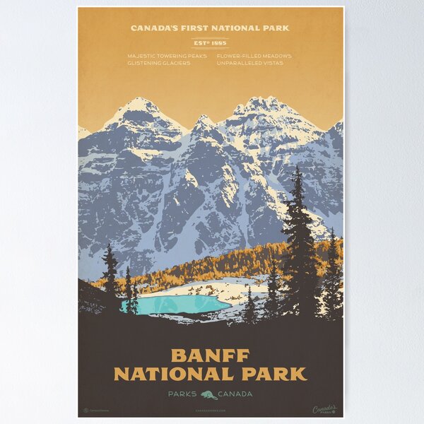 Item preview, Banff National Park poster designed and sold by cameronstevens.