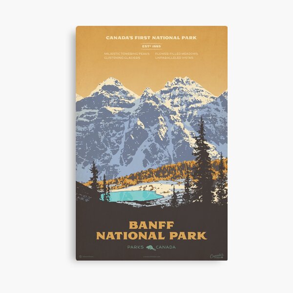 Item preview, Banff National Park poster designed and sold by cameronstevens.