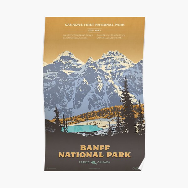 Banff National Park poster Poster
