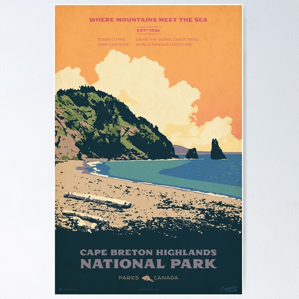Item preview, Cape Breton Highlands National Park poster designed and sold by cameronstevens.