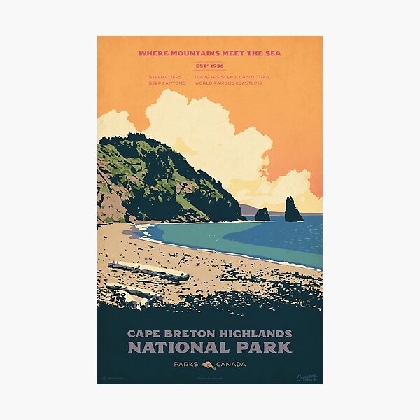 Item preview, Cape Breton Highlands National Park poster designed and sold by cameronstevens.