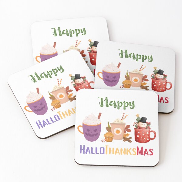 Item preview, Happy HalloThanksMas Mugs designed and sold by LunaticArtWork.