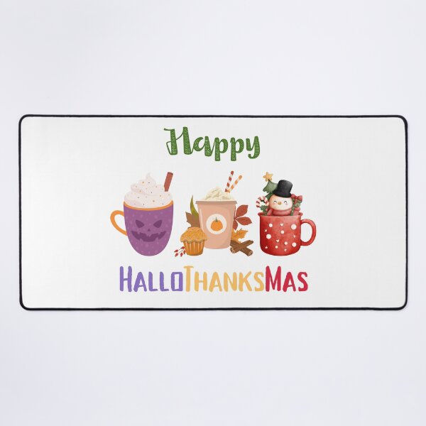 Item preview, Happy HalloThanksMas Mugs designed and sold by LunaticArtWork.