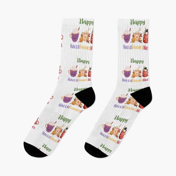 Item preview, Happy HalloThanksMas Mugs designed and sold by LunaticArtWork.