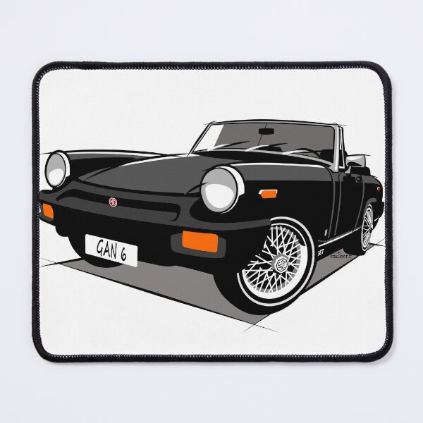 Item preview, MG Midget rubber bumper black designed and sold by car2oonz.