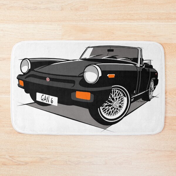 Item preview, MG Midget rubber bumper black designed and sold by car2oonz.