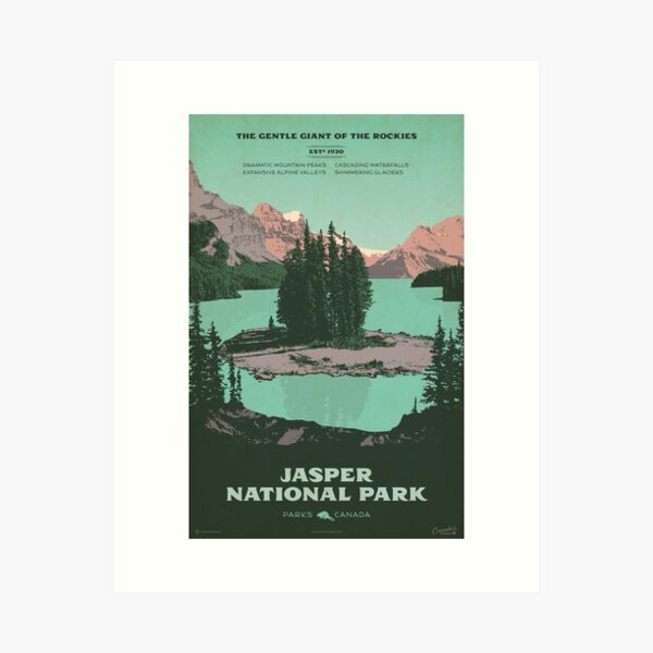 Item preview, Jasper National Park poster designed and sold by cameronstevens.