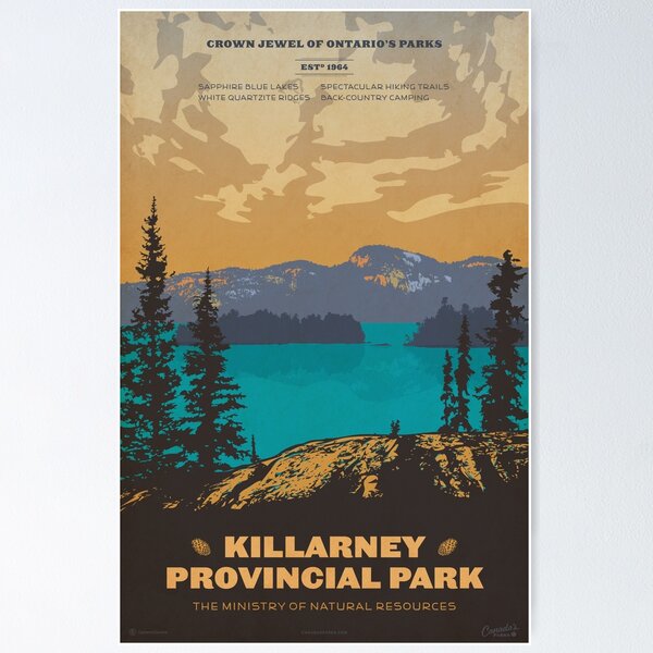 Artikel-Vorschau von Killarney Provincial Parkplakat, designt und verkauft von cameronstevens.