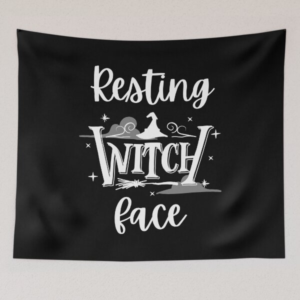 Item preview, Resting Witch Face Text Design - Halloween Pun designed and sold by Caregiverology.