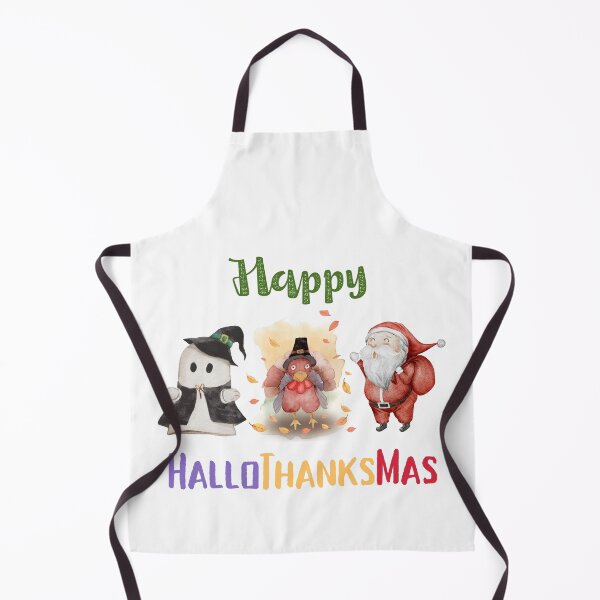 Item preview, Happy HalloThanksMas Boo Turkey Santa designed and sold by LunaticArtWork.