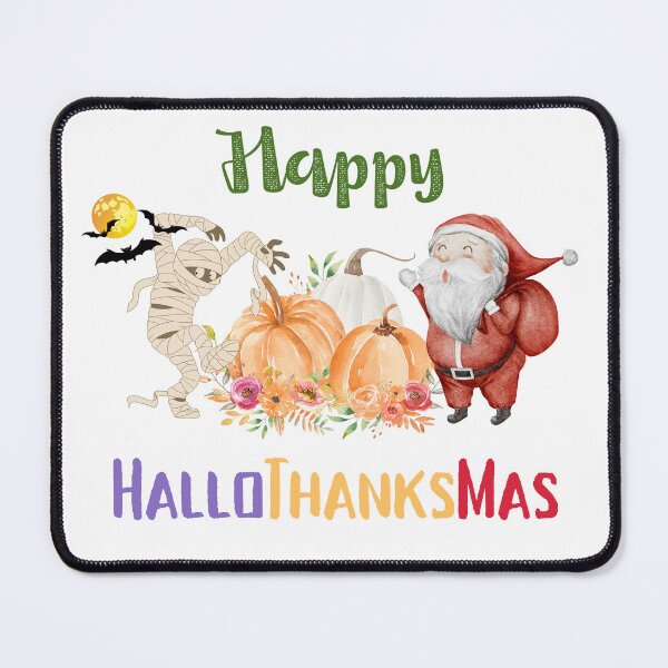 Item preview, Happy HalloThanksMas Zombie Pumpkin Santa designed and sold by LunaticArtWork.