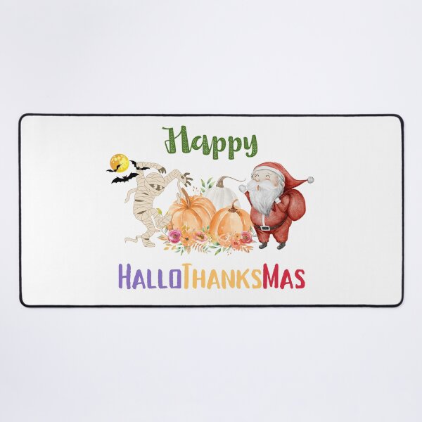 Item preview, Happy HalloThanksMas Zombie Pumpkin Santa designed and sold by LunaticArtWork.