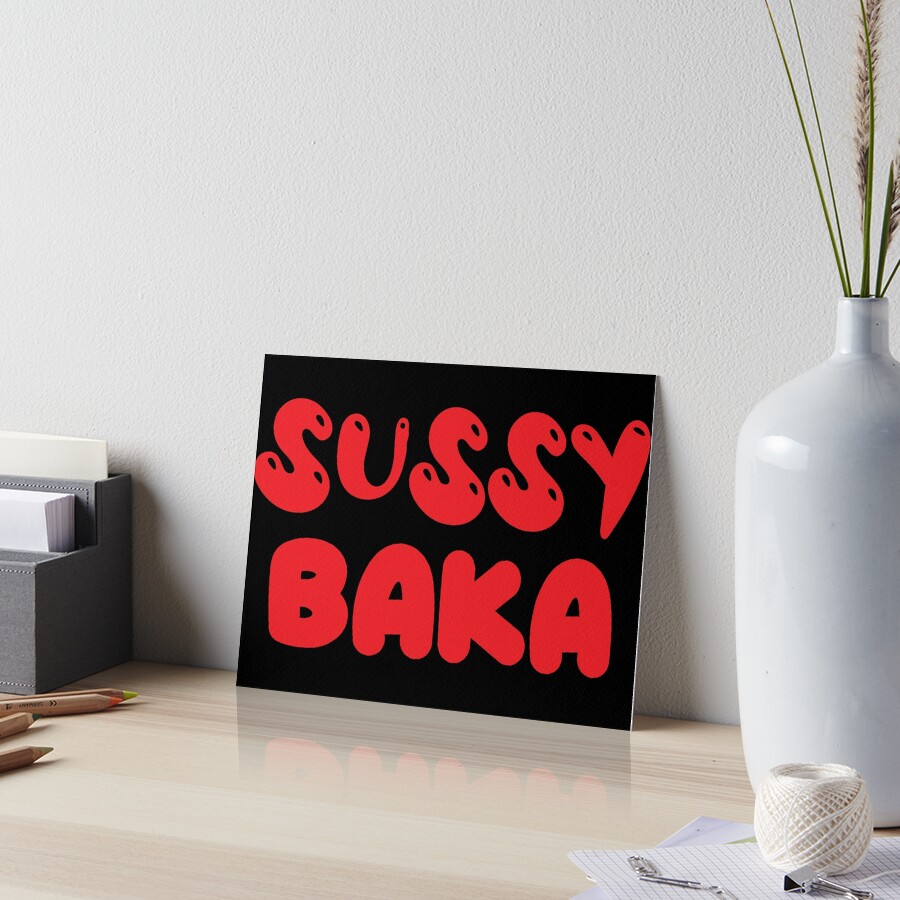 sussy baka, an art print by aiu - INPRNT