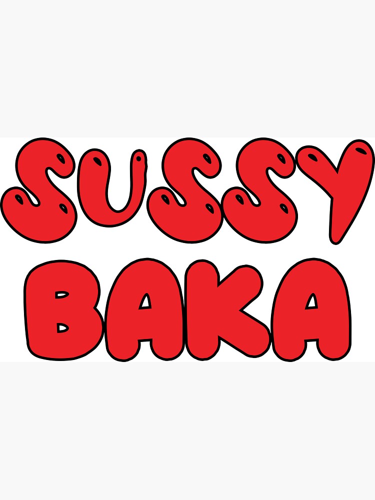 Sussy Baka Magnet for Sale by ReverendMothman