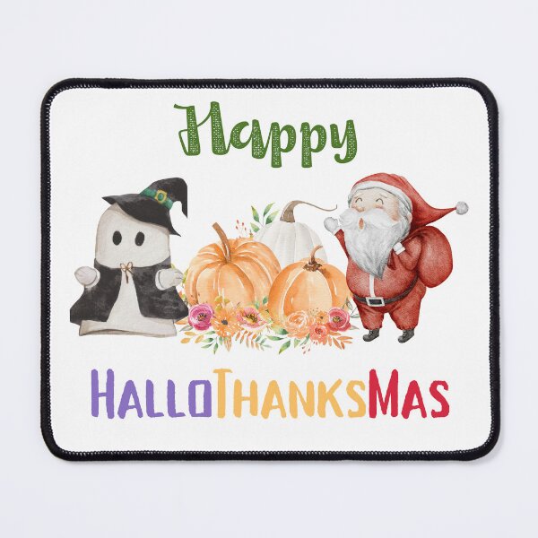 Item preview, Happy HalloThanksMas Boo Pumpkin Santa designed and sold by LunaticArtWork.