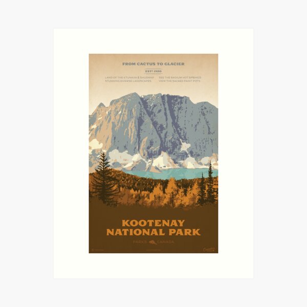 Item preview, Kootenay National Park poster designed and sold by cameronstevens.