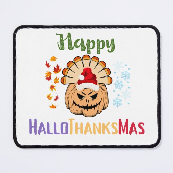 Item preview, Happy HalloThanksMas  designed and sold by LunaticArtWork.