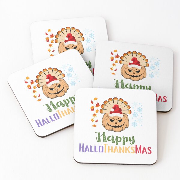 Item preview, Happy HalloThanksMas  designed and sold by LunaticArtWork.