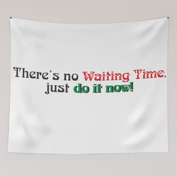 Item preview, JUST DO IT NOW! designed and sold by ZalynsGraphic.