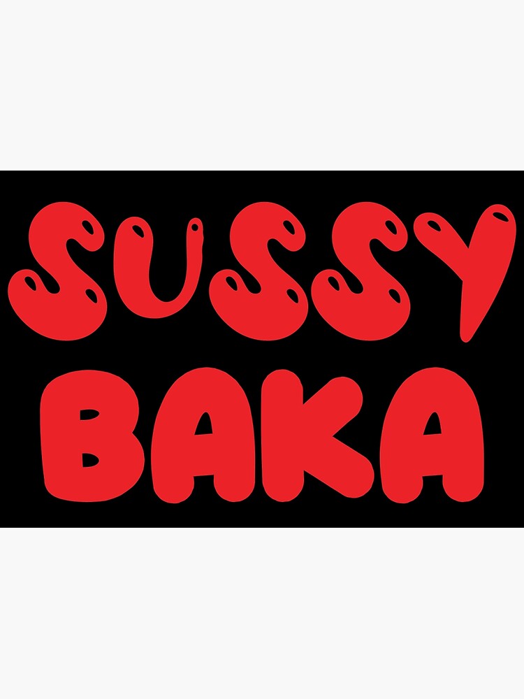 Sussy Baka Magnet for Sale by ReverendMothman