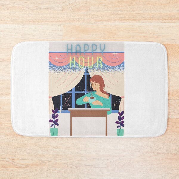 Item preview, Happy Hour Coffee Girl Graphic designed and sold by Bsay89.