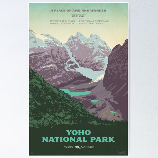 Item preview, Yoho National Park poster designed and sold by cameronstevens.